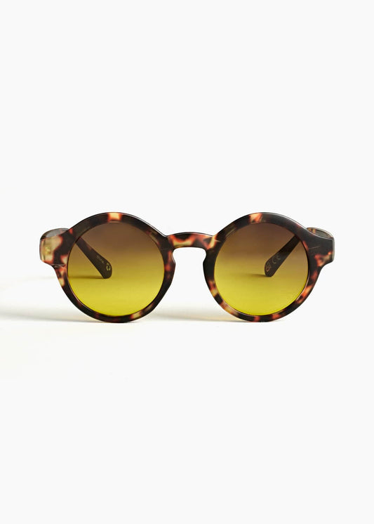Szade RECYCLED SUNGLASSES  Szade - Lazenby in Spiced Chestnut/Unmellow Yello