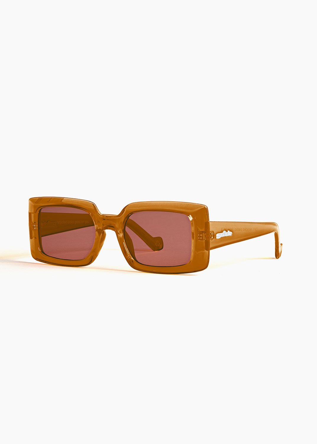 Szade ÓCULOS DE SOL RECICLADOS Szade - Dart em Burnt Honey Cola